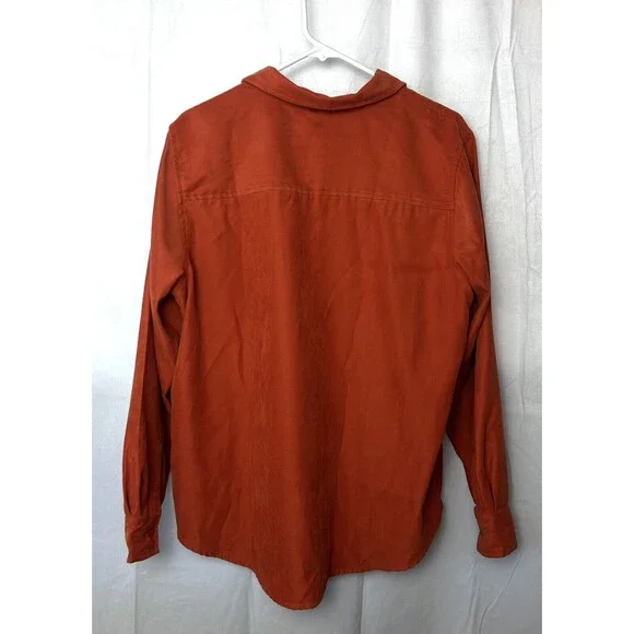 Disney Unisex XL Long Sleeve Button Up Mickey Mouse Soft Just Chillin Shirt - Picture 2 of 10